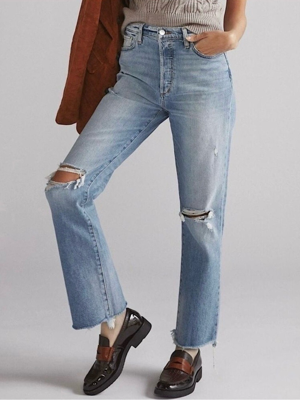 Joe's The Honor High Rise Straight Ankle Jeans